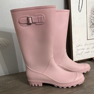 Pink Women's Rain Boots